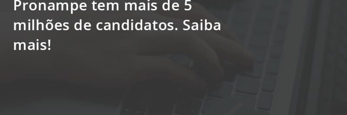 A Disputa Pelo Crédito Do Pronampe Tem Mais De 5 Milhões De Candidatos. Saiba Mais Escritorial Contabilidade Em Uberlândia | Escritorial Contabilidade - Escritorial Contábil